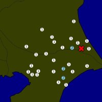 【速報】早朝に千葉、茨城で地震相次ぐ　震源は千葉県北東部　最大でＭ3.5