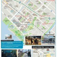 「青のオーケストラ」を紹介する「千葉市アニメ『聖地』マップ」の一部（同市提供）
