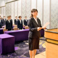 千葉興銀　統合「明るい未来」　千葉県内主要企業が内定式