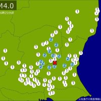 【速報】関東・東北で地震　Ｍ4.0　震源は栃木県南部　地震が及んだ地域人口779万人
