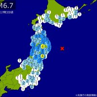 【速報】関東・東北・中部・北海道で地震　Ｍ６．７　東京、神奈川、埼玉、千葉、北海道などで揺れ　最大震度４　震源は三陸沖　地震が及んだ地域人口３１４４万人