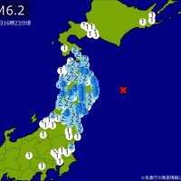 【速報】関東・東北・中部・北海道で地震　Ｍ6.2　東京、埼玉、北海道、茨城、宮城などで揺れ　最大震度3　震源は三陸沖　地震が及んだ地域人口1063万人