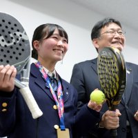 「パデル」アジア杯優勝　敬愛学園高１年内海和心さん（１６）　最年少で日本代表世界へ