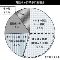 電話de詐欺最前線　１２月１８日現在（暫定値）