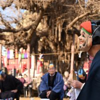 当時は面をかぶるなどして、不平不満をいったという＝３１日、千葉市中央区