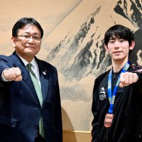 山本選手世界３位　オブスタクルスポーツ　千葉大１年　自作コースで腕磨く
