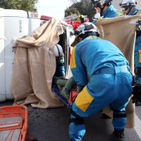 高速道多重事故に備え　ネクスコや千葉県警、消防が訓練　連携強化、安全に救出へ