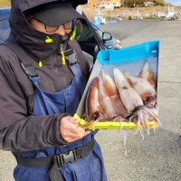 飯岡沖でゲットしたヤリイカ（写真は「清勝丸」提供）
