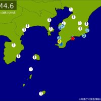 【速報・震度分布図あり】関東で地震相次ぐ　最大でＭ４．６　東京、神奈川、千葉、静岡で揺れ　震源はいずれも千葉県南部（追記あり）