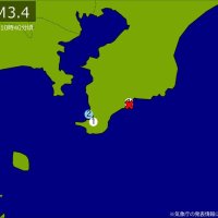 午前１０時４０分ごろ発生した地震の震度分布図
