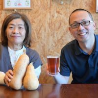 千葉稲毛ビール　銀賞　世界５大審査会の一つで　バターナッツかぼちゃ使用　地元産こだわり甘い味わい