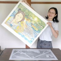 世界に一枚の版画作ろう　本紙紙面でワークショップ　市原　２１日、参加者募集
