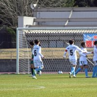 ゴールを奪われたＶＯＮＤＳ市原ＦＣレディース（緑）＝１４日、市原市