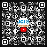 公開討論会の動画のＱＲコード（館山青年会議所提供）
