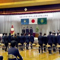 千葉の未来担う人材に　東金、農業大学校で入学式