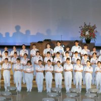 看護者の決意新た　幕張総合高校３６人が戴灯式