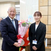「地域発展へ一緒に汗を」　山武・小野崎市長　初登庁で訓示