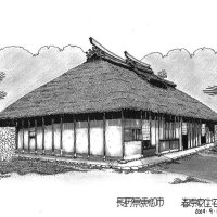 明るいかやぶき屋根　初夏の民家　絵・文　道塚元嘉　【民家の四季】