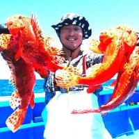 館山沖で釣り上げたオニカサゴ（写真は「真澄丸」提供）

