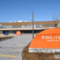 初めて「八幡臨海まつり」会場となる「やわたパレット」＝市原市八幡