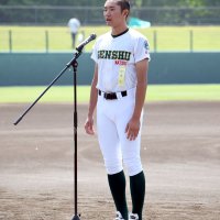 専大松戸主将、選手宣誓　第７８回春季関東高校野球