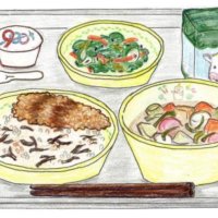 千葉開府９００年記念給食イメージ（千葉市教育委員会提供）
